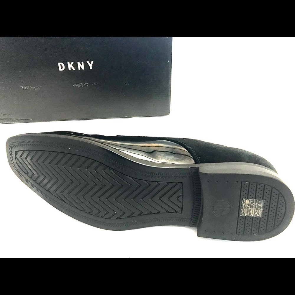 DKNY Men's Pierce Oxfords Patent/Velvet Black Size 13 (BRAND NEW) - Picture 5 of 6